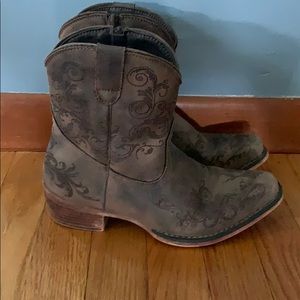 Roper | Faux Leather Short Stuff Cowboy Boots